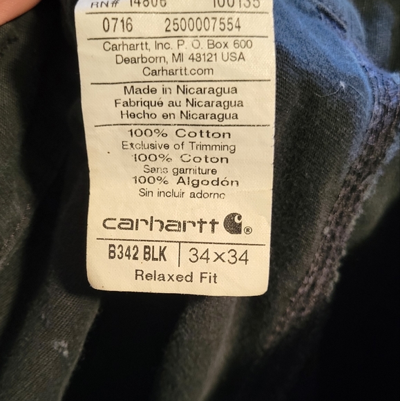 Carhartt cargo pants 34x34 - Picture 6 of 8